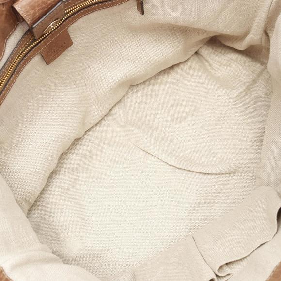 Gucci tote bag leather brown - Picture 3 of 7